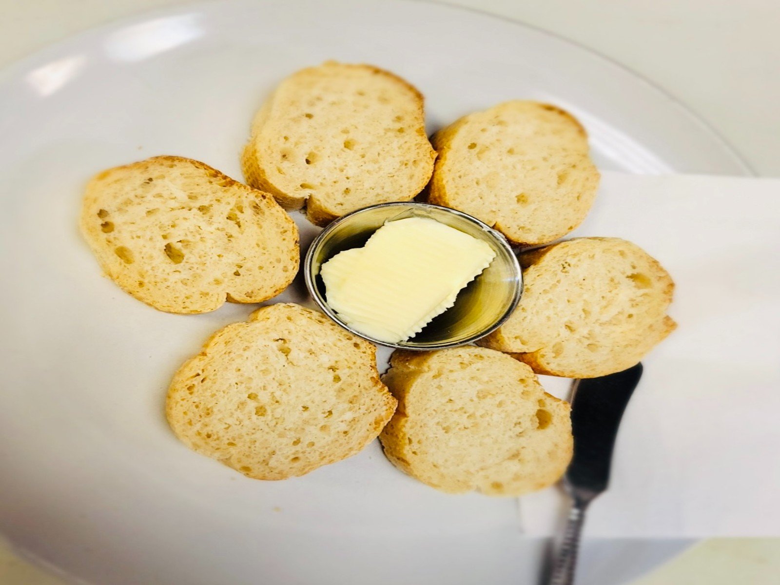 Side of Baguette And Butter