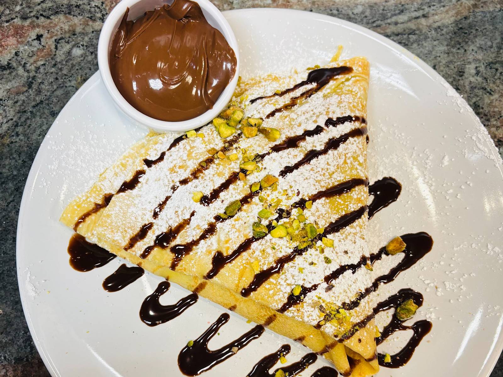 dubai chocolate crepe