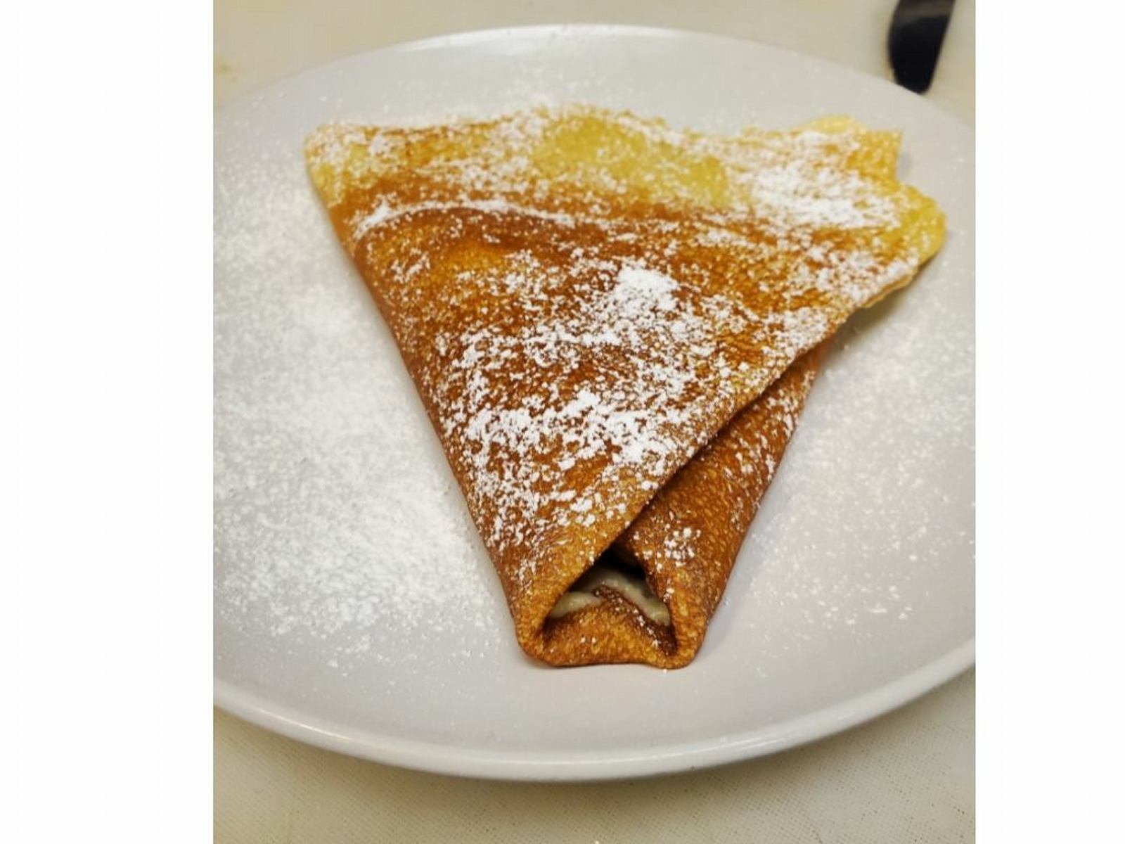 plain crepe powdered sugar