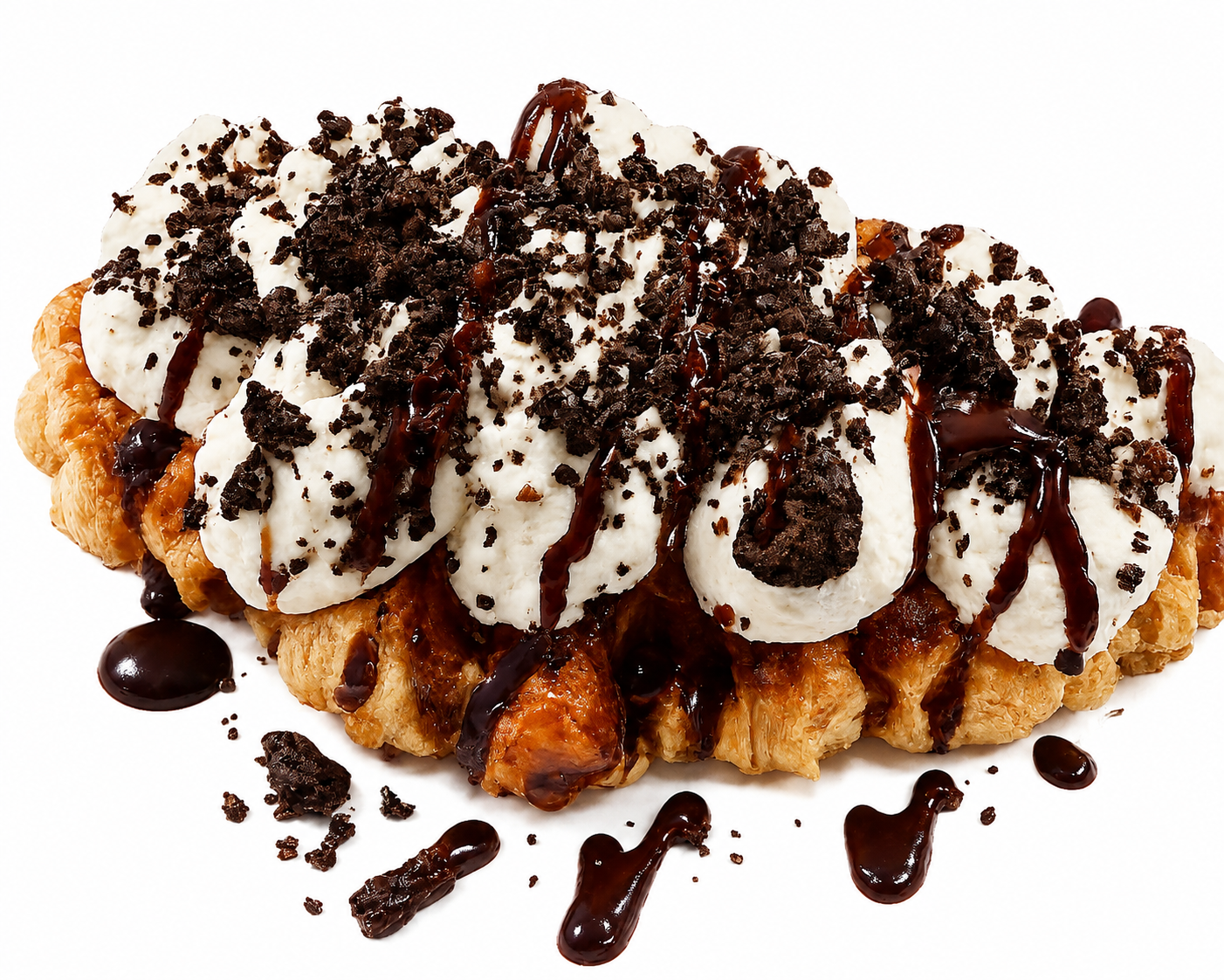 Cookies & Cream croffle