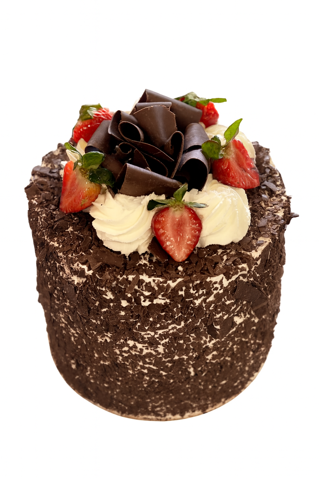 Black Strawberry Cake