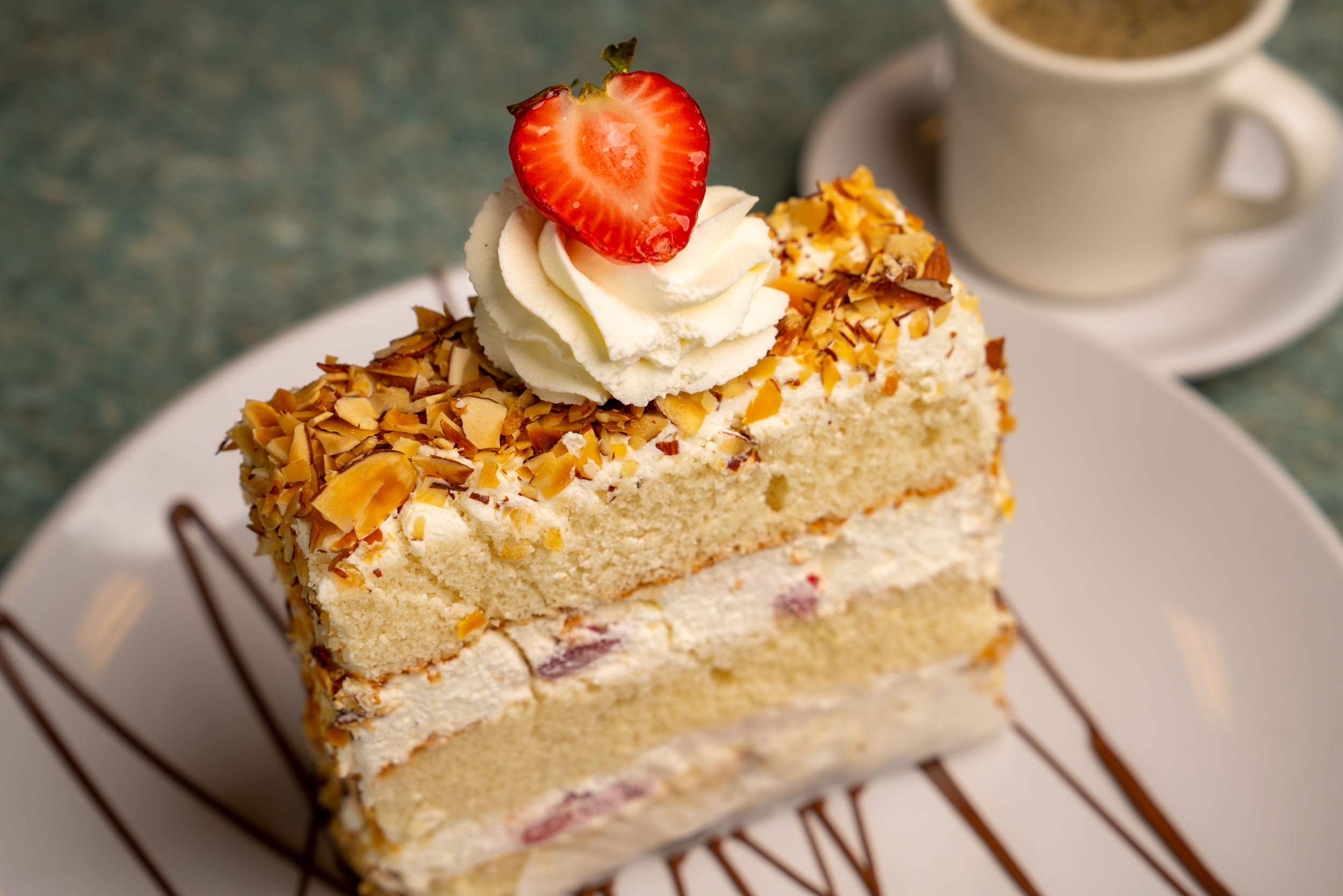 Fraisier slice