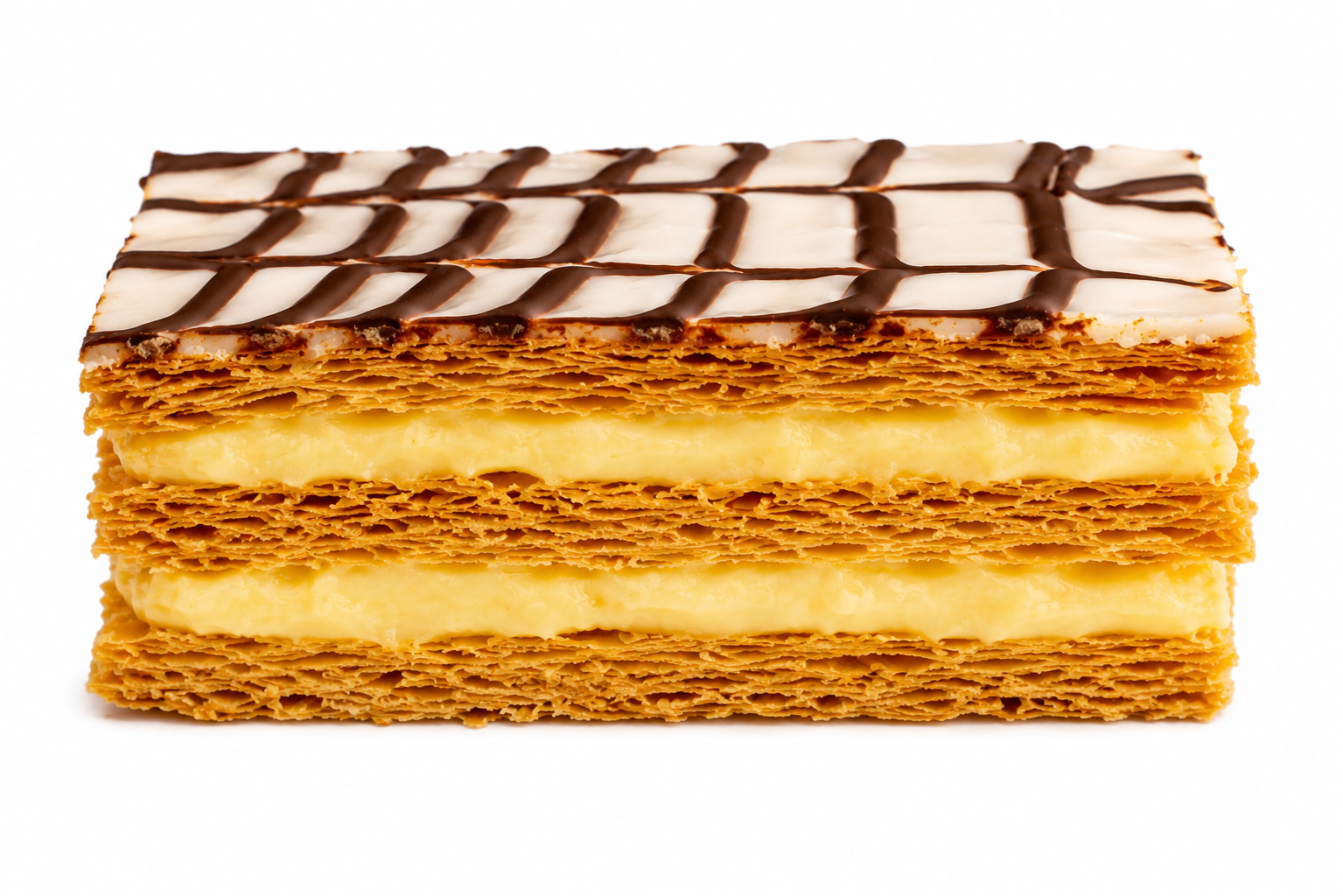 Mille-feuille slice